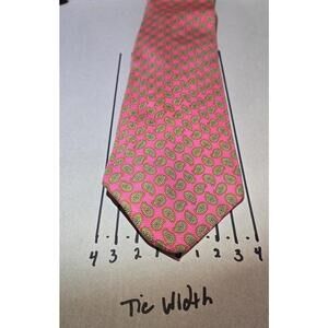 Robert Talbott Roger Stevens Pink Paisley Silk Tie